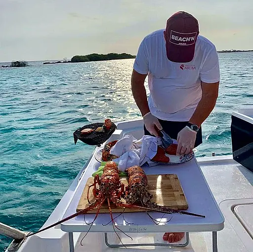 Yacht Catering Services - Exclusive Boat Aruba VIP